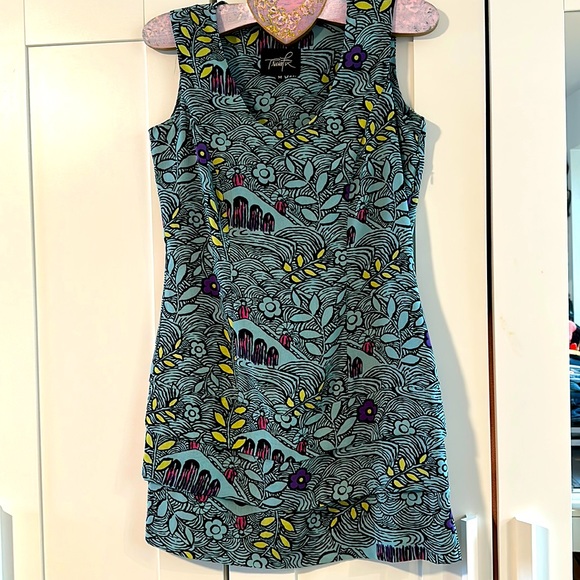 Tricia Fix Dresses & Skirts - Tricia Fix dress in soft aqua print size M